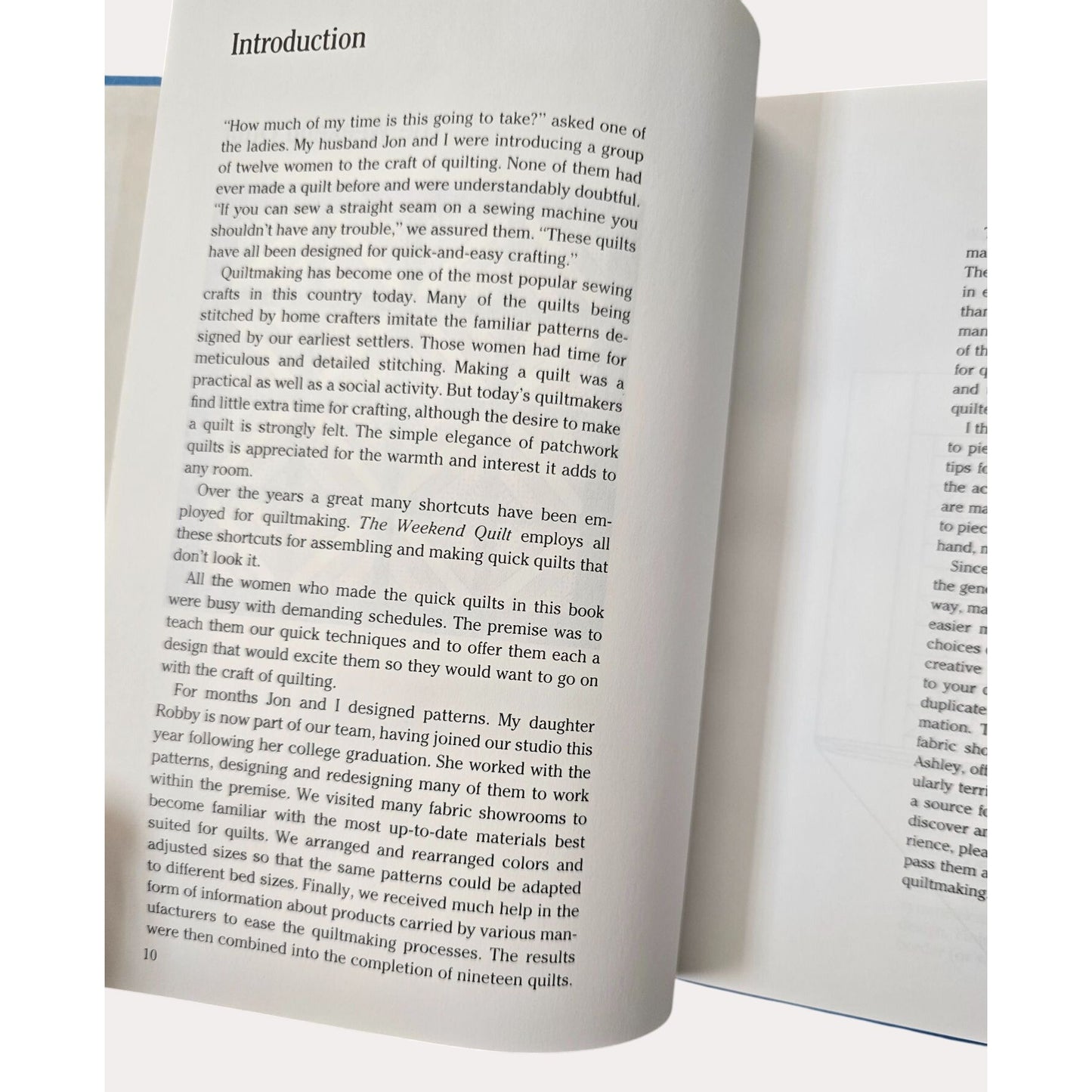 The Weekend Quilt Book By St. Martins Press Quilting Techniques & Patterns Hardcover