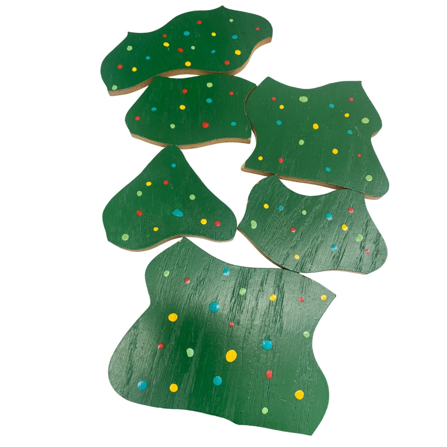 Handcrafted Wooden Christmas Tree Puzzle