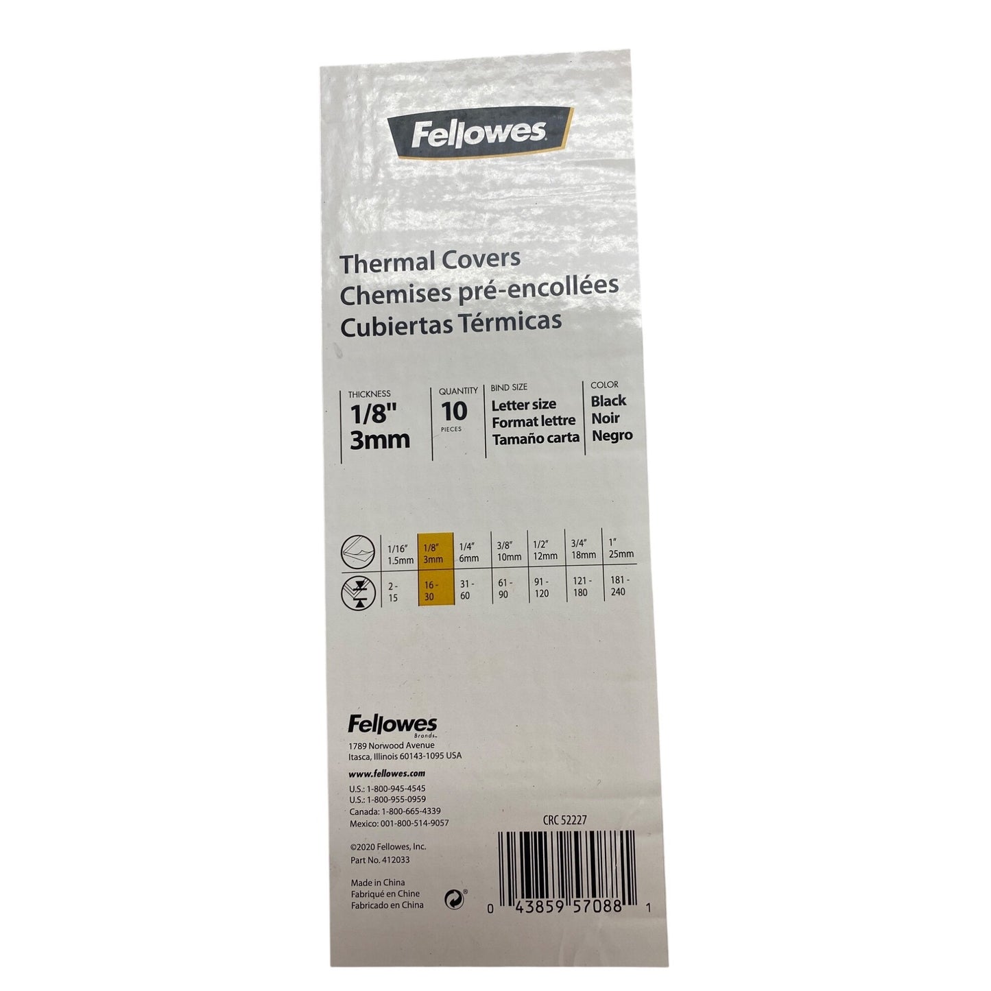 Fellowes Thermal Covers