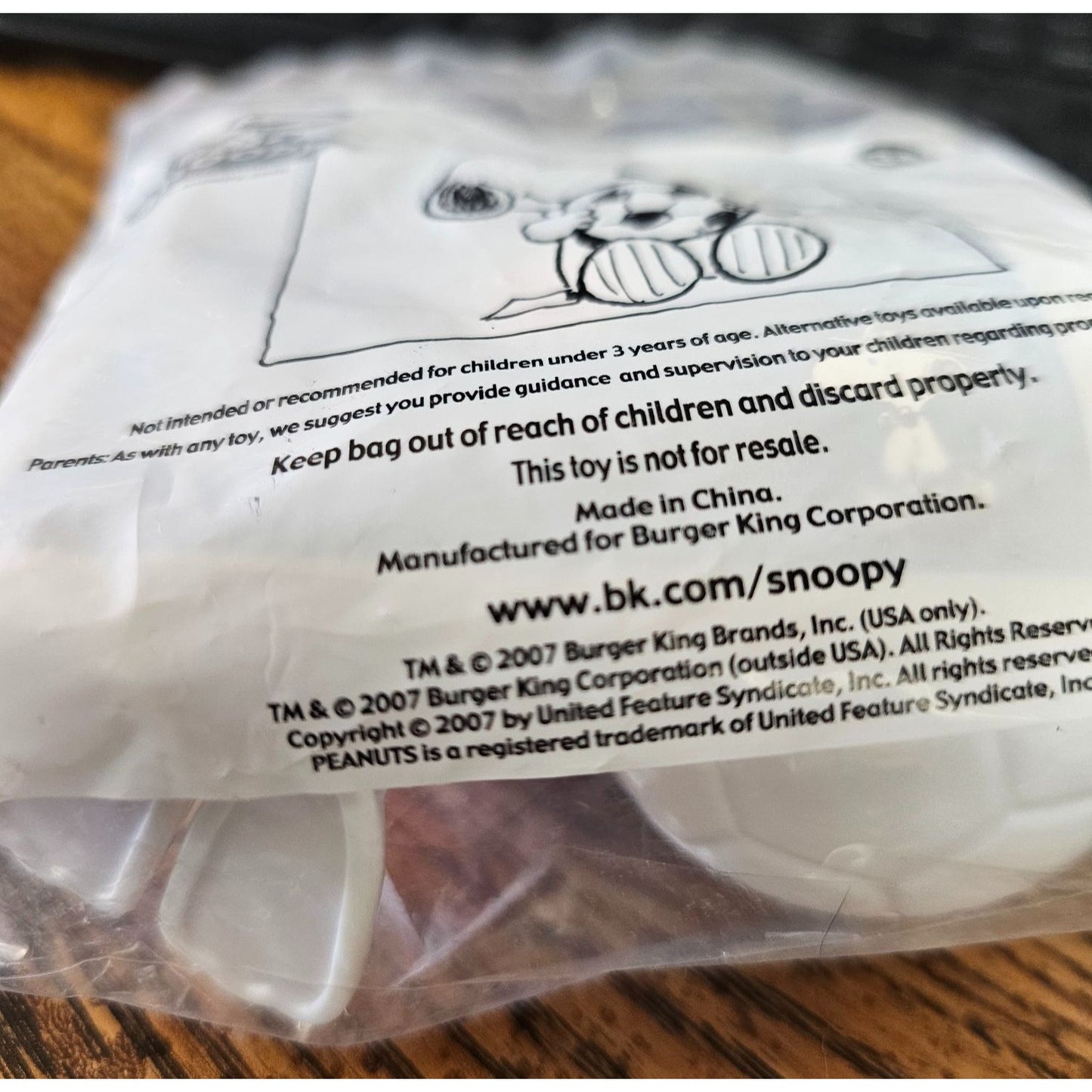 Burger King Snoopy Soccer