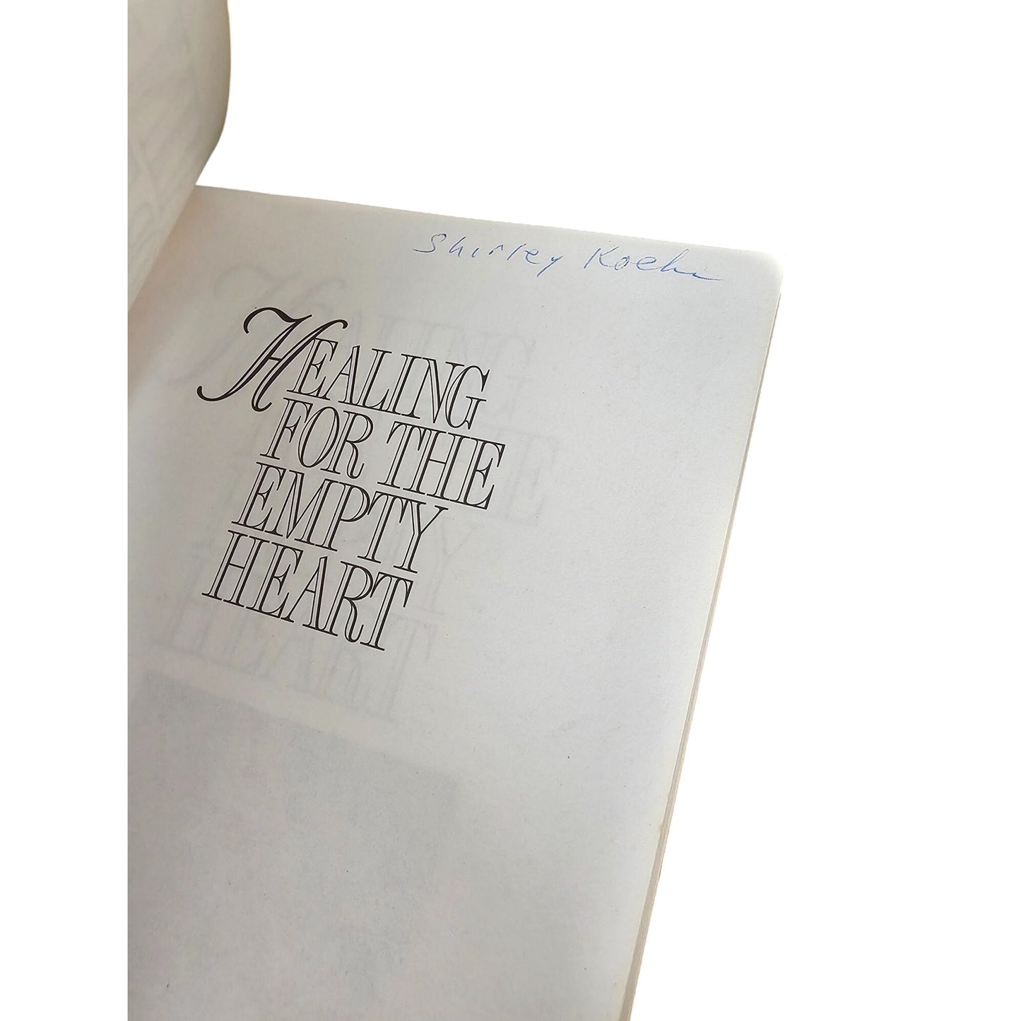 Healing For The Empty Heart By Marion Duckworth Paperback Self-Help Book Bethany House Publishers 1993