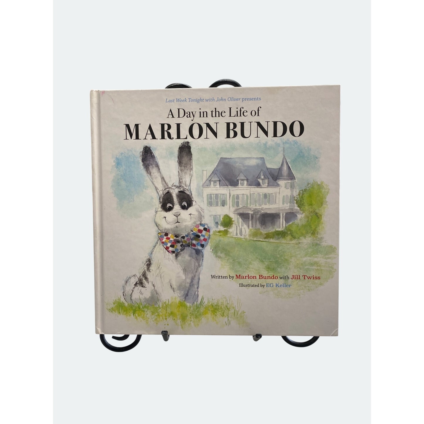 A Day In The Life Of Marlon Bundo By Jill Twiss & EG Keller Hardcover Childrens Book