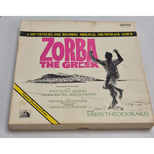 Zorba The Greek Original Soundtrack Reel-To-Reel Tape 20th Century-Fox Records USA 7 1/2 IPS