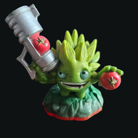Tomato-Throwing Plant Toy Figure From Plants Vs. Zombies Game By Activision