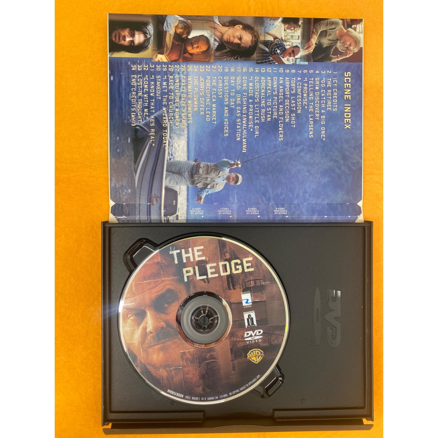 The Pledge DVD  Starring Jack Nicholson A Gripping Psychological Thriller  Warner Bros. 2001