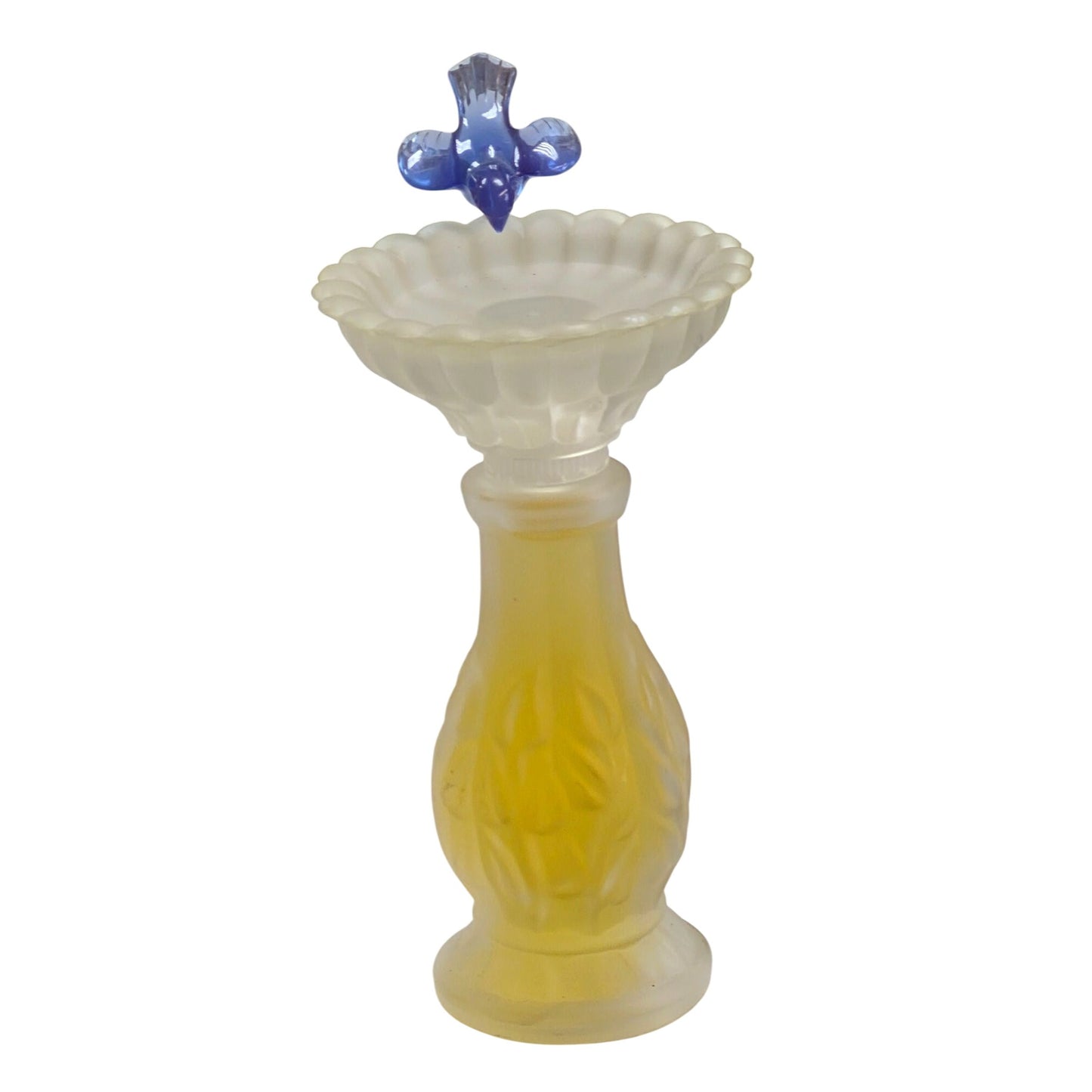 Avon Sweet Honesty Cologne Bottle Bluebird Bird Bath Lid