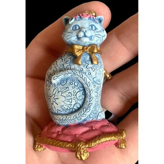 Cat Pull Chain 1998 Figural Avon NEW In Box