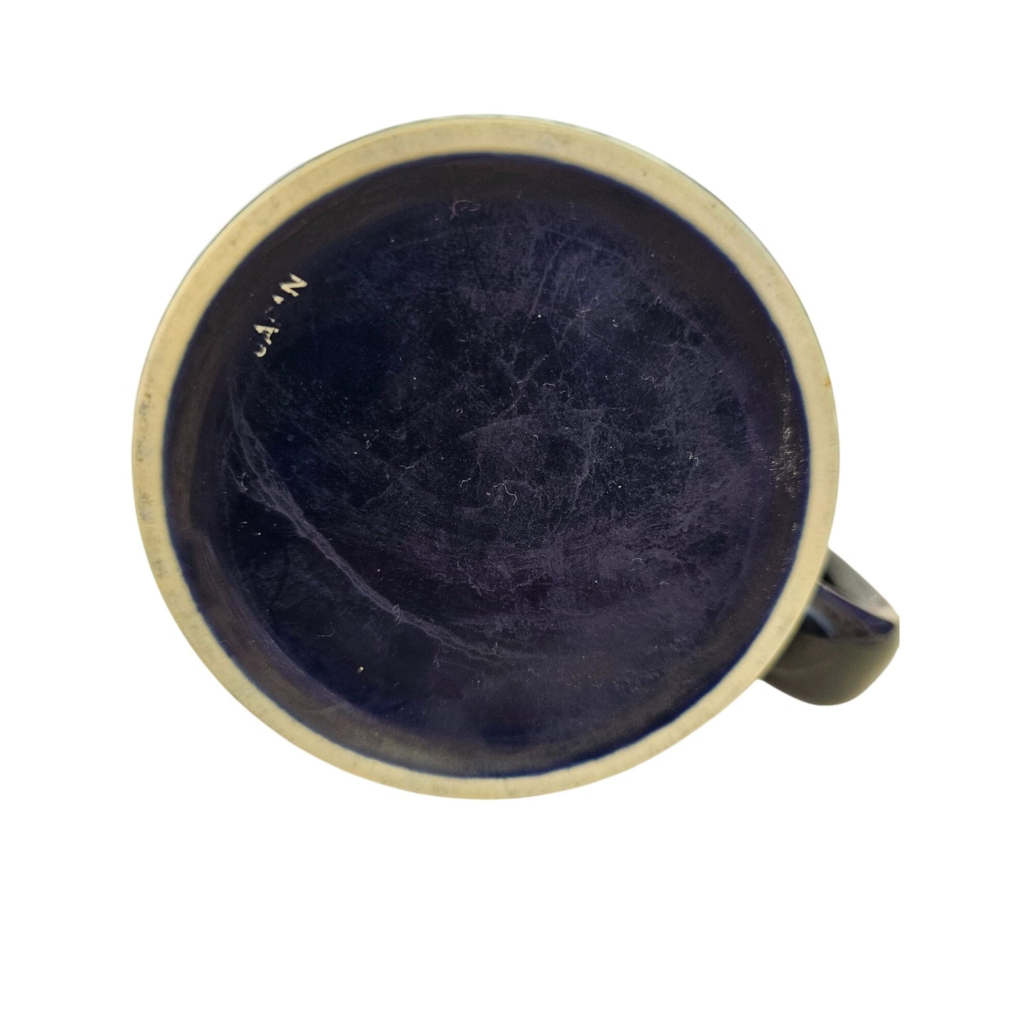 WEZW FM 93 Mug Navy Blue Ceramic Coffee Cup With Handle