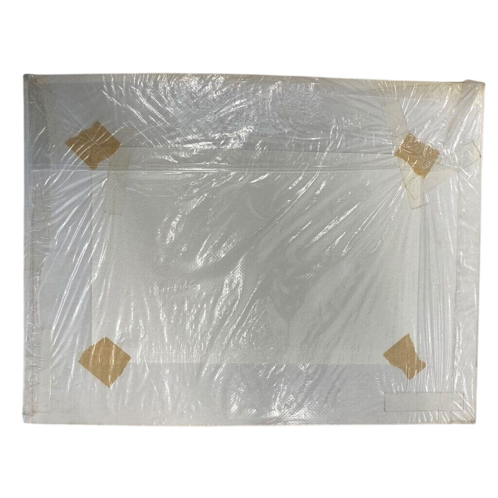 Vintage Watercolor Print J.C. Hussey 1972 Winter Scenes Children Playing Snow Sled Art Set 4