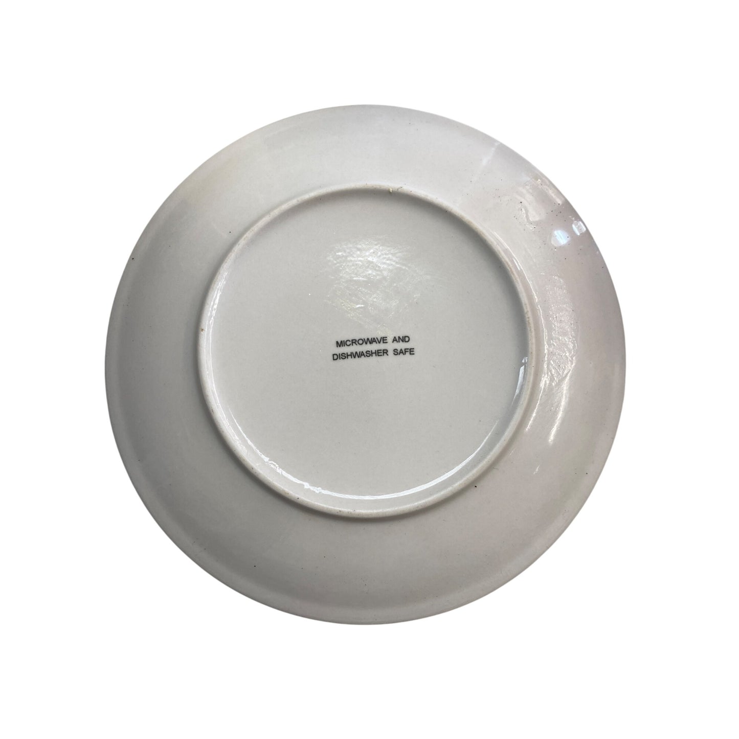 Tricia Santry Snowman Plate 8” Ceramic Christmas Decor Microwave & Dishwasher Safe