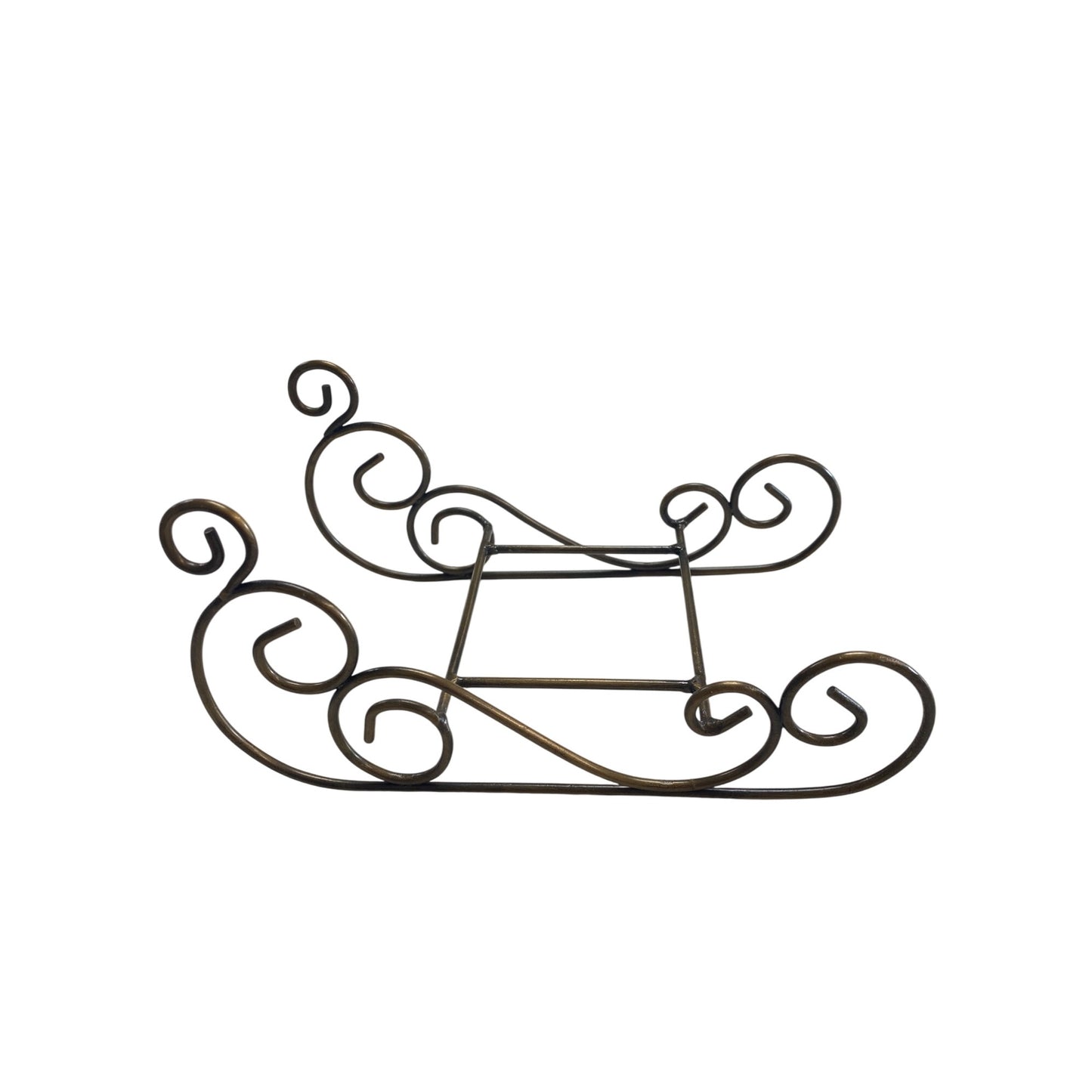 Decorative Reindeer Candle Holder & Sleigh Basket Set