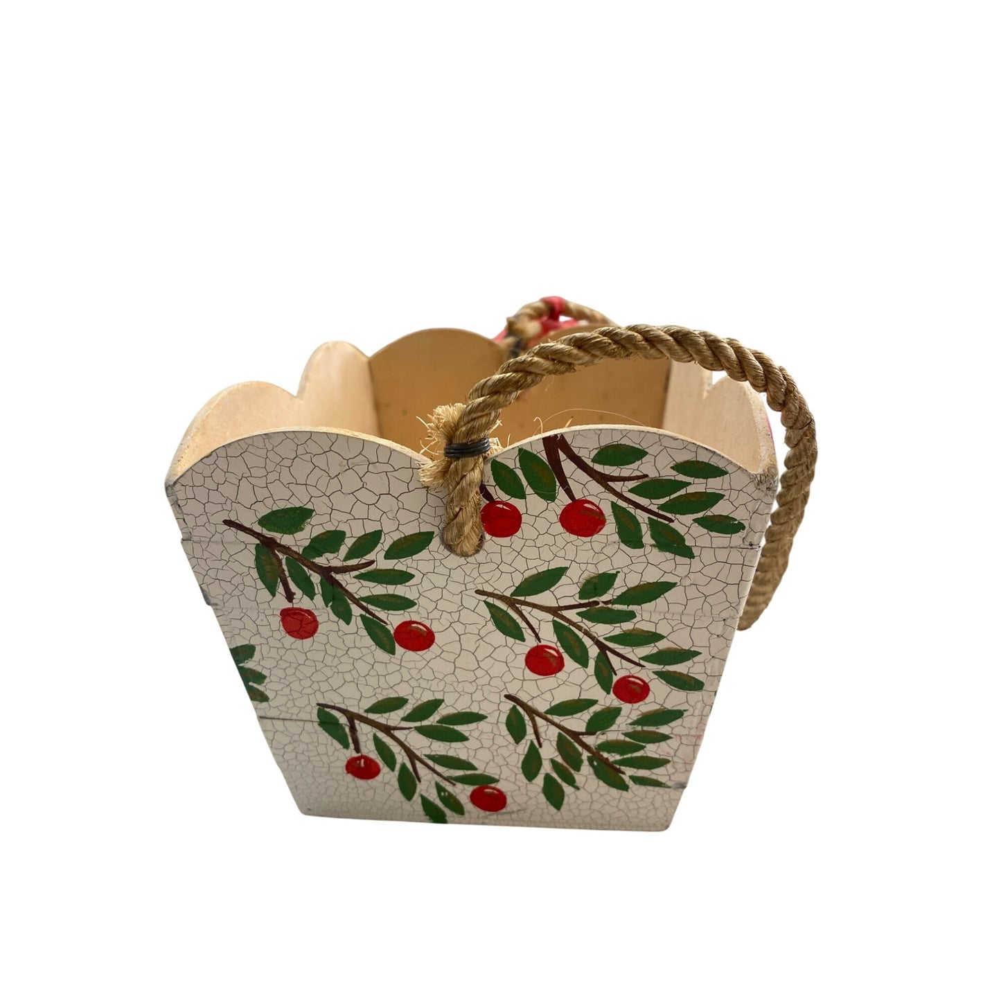 Decorative Reindeer Candle Holder & Sleigh Basket Set