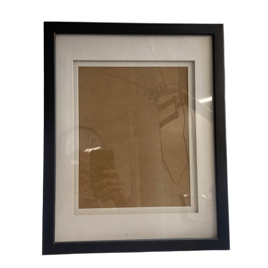 Black 8x10 Wall Frame With Mat
