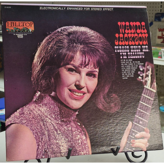 Wanda Jackson, Please Help Me I'm Falling Vinyl Record Hilltop JS-6058 Stereo Country