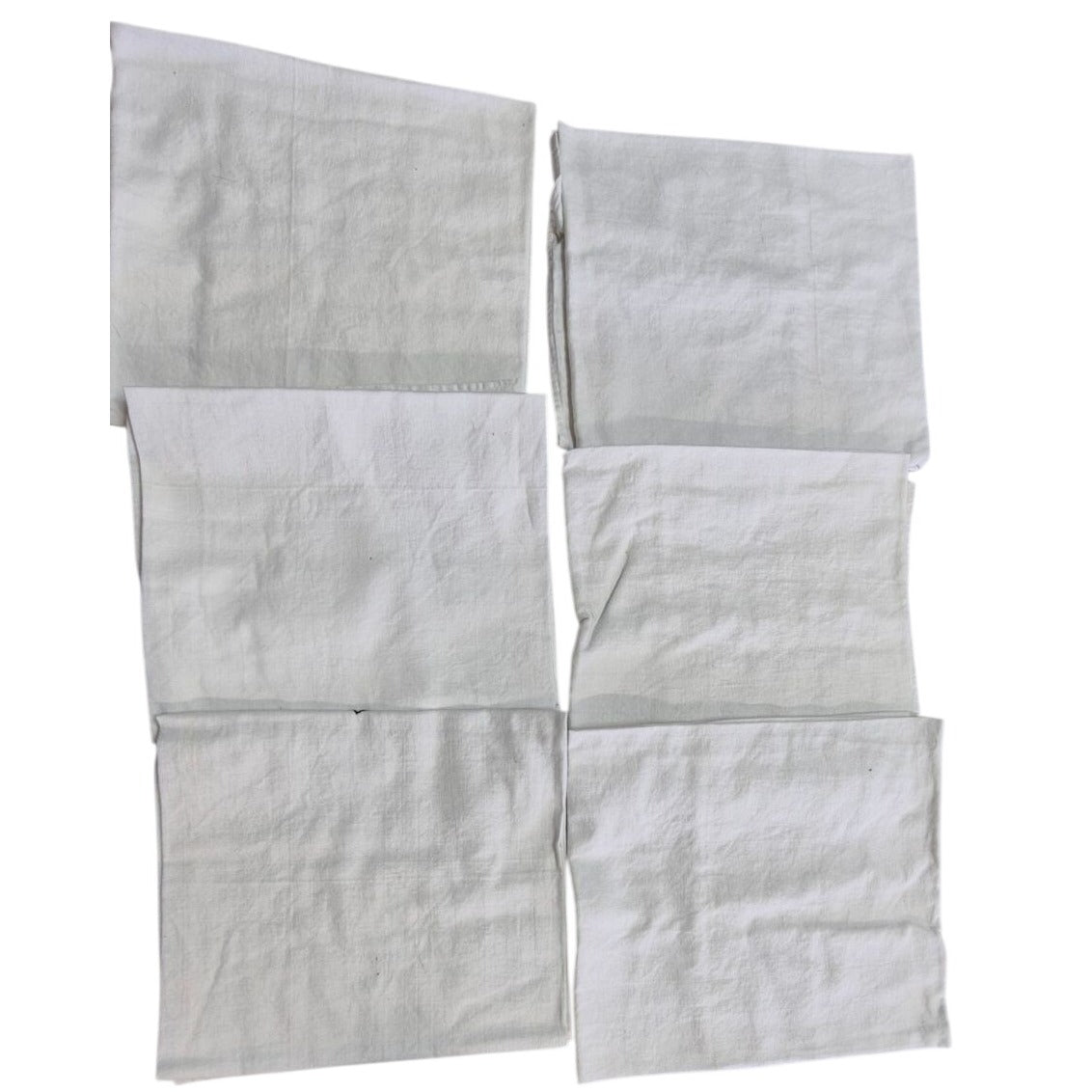 Vintage Cotton Dish Towels Set 6 Fruit  27" x 29"