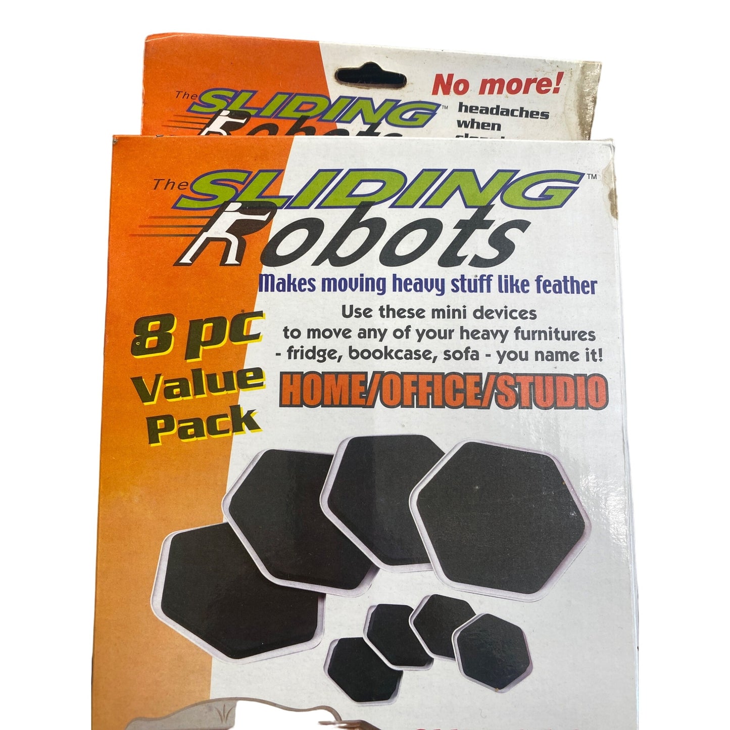 The Sliding Robots 8 Pc Value Pack  Move Heavy Furniture Easily  Home/Office/Studio  Great On Carpets & Floor Tiles