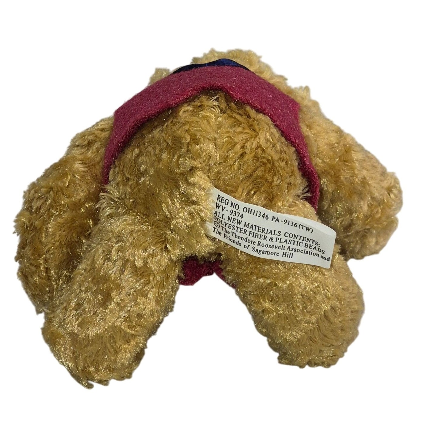 2002 Sagamore Hill 100th Anniversary Bear Ornament Cannon Falls Plush Teddy