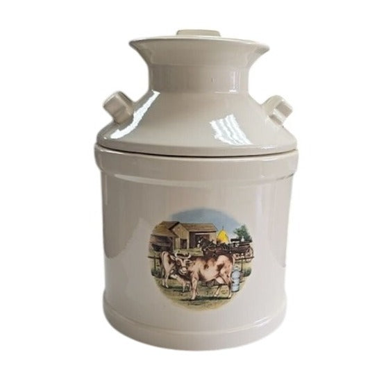 Dairy Farm Cow Milk Can