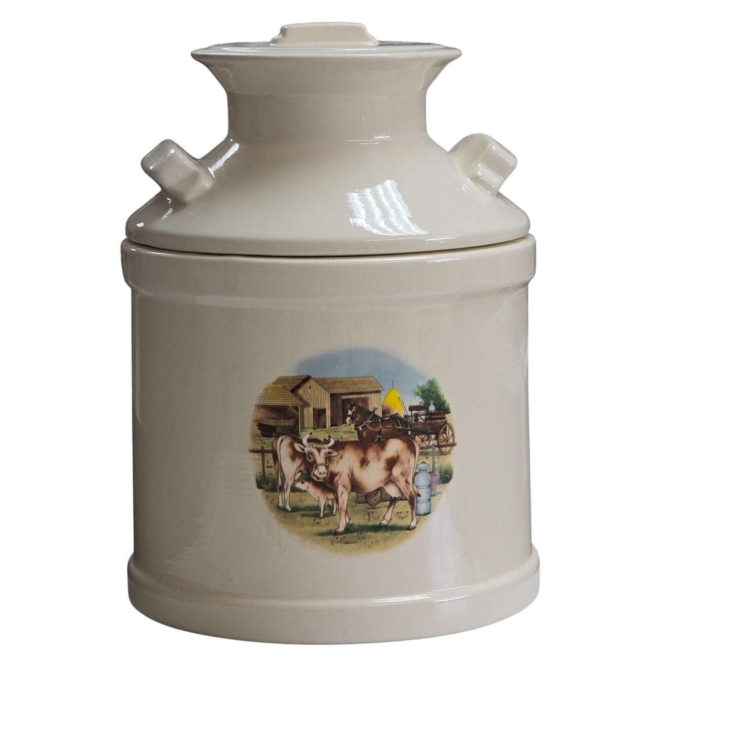 Dairy Farm Cow Milk Can