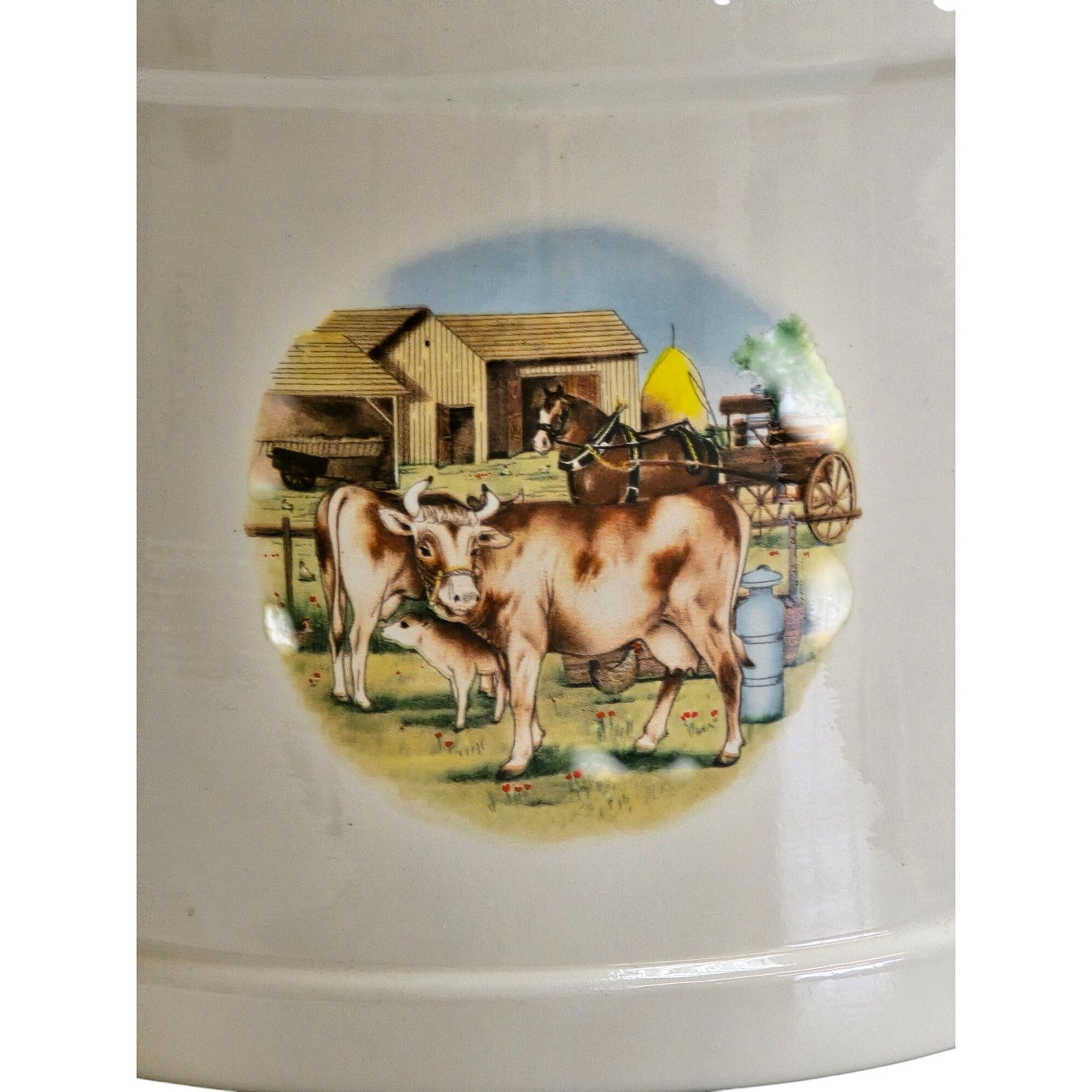 Dairy Farm Cow Milk Can