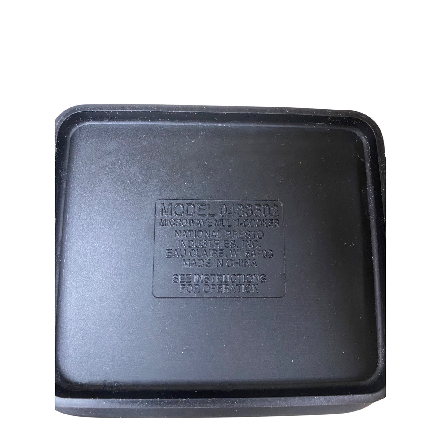 Presto Collapsible Silicone Microwave Multi-Cooker W/Lid & Insert For Noodles