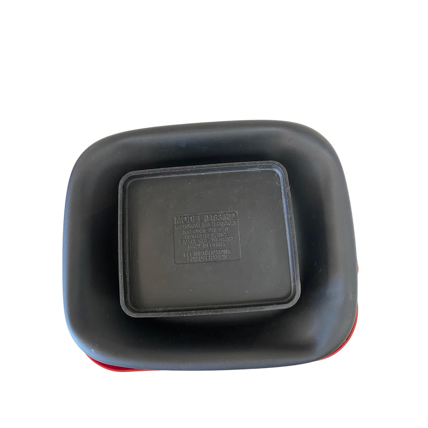 Presto Collapsible Silicone Microwave Multi-Cooker W/Lid & Insert For Noodles