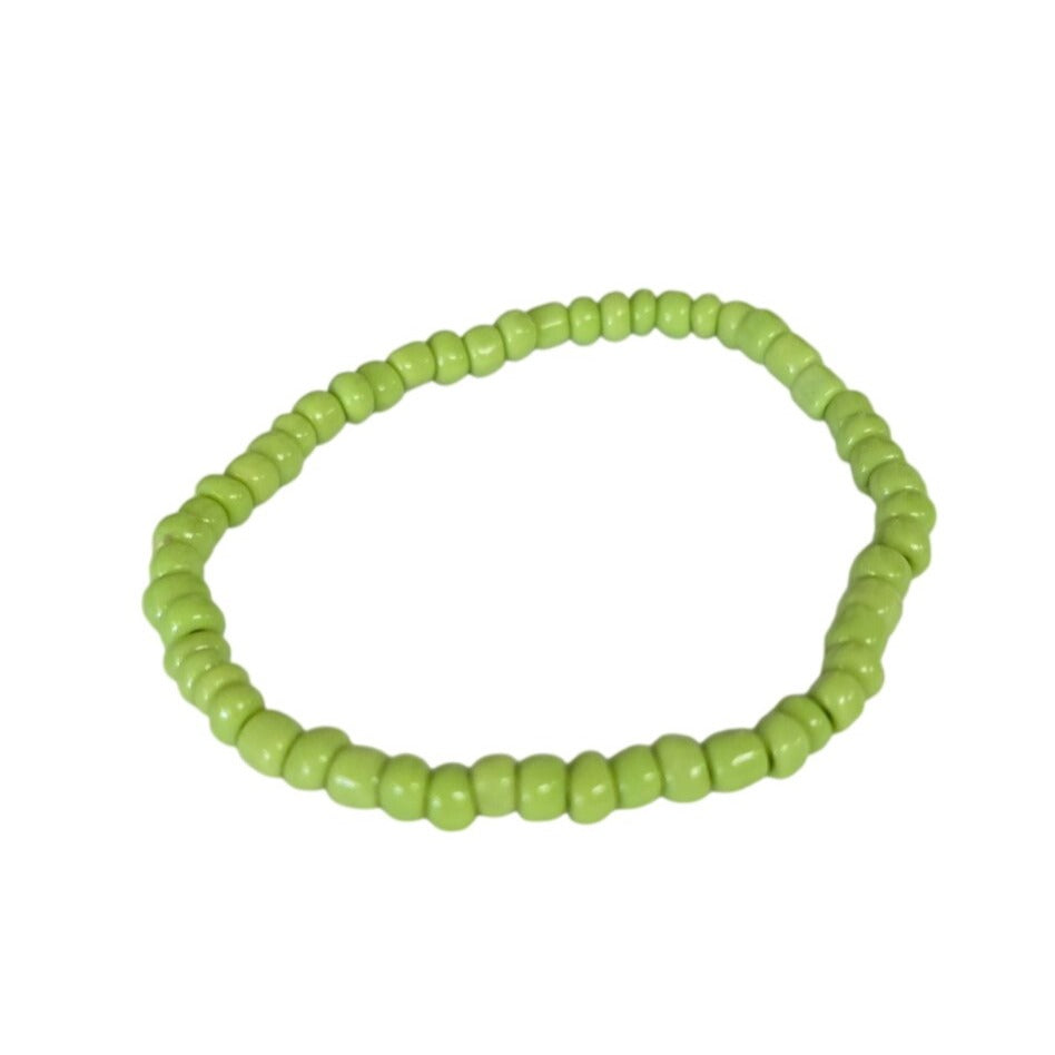 Handmade Lime Green Bracelet