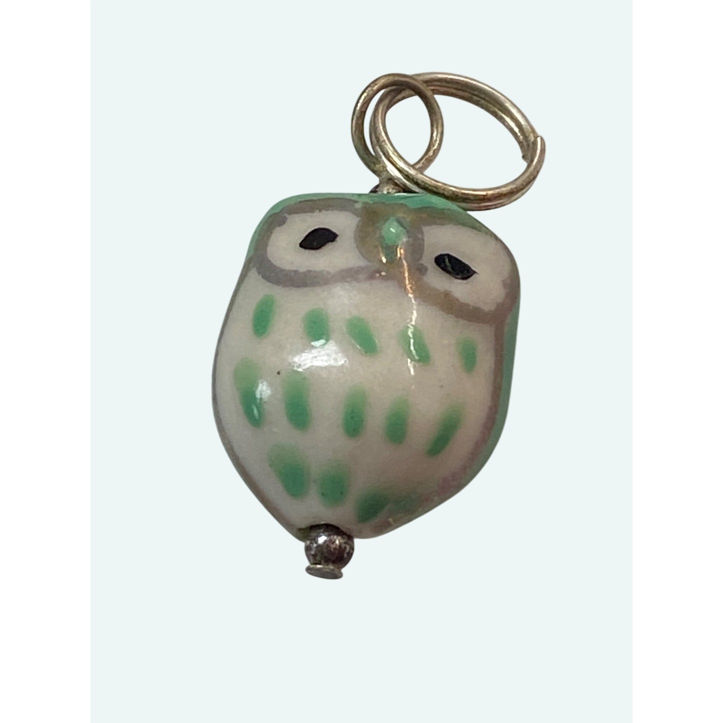 Handcrafted Ceramic Owl Pendant