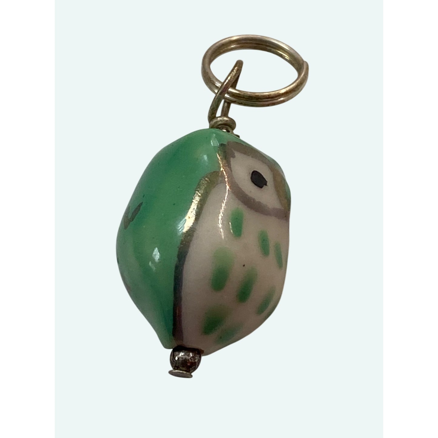 Handcrafted Ceramic Owl Pendant
