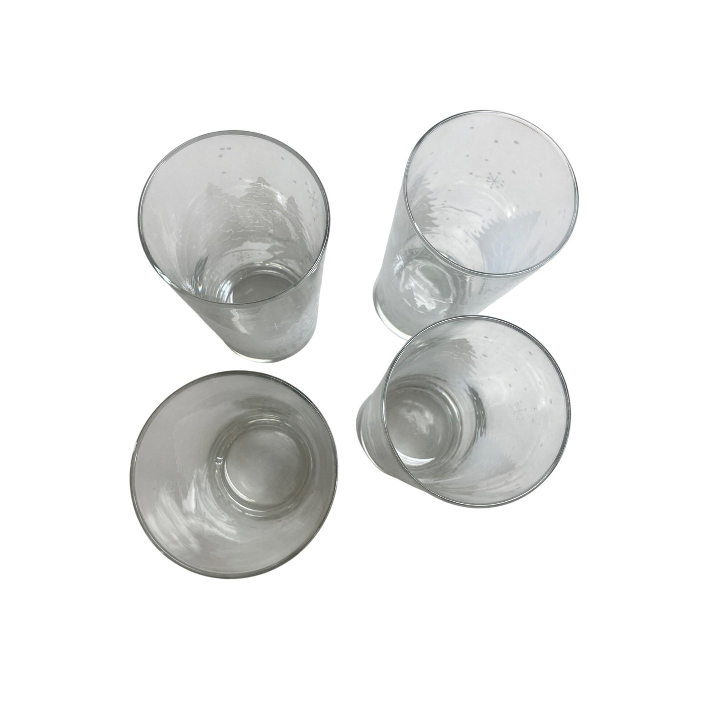 Vintage Holiday Glasses Set Of 4