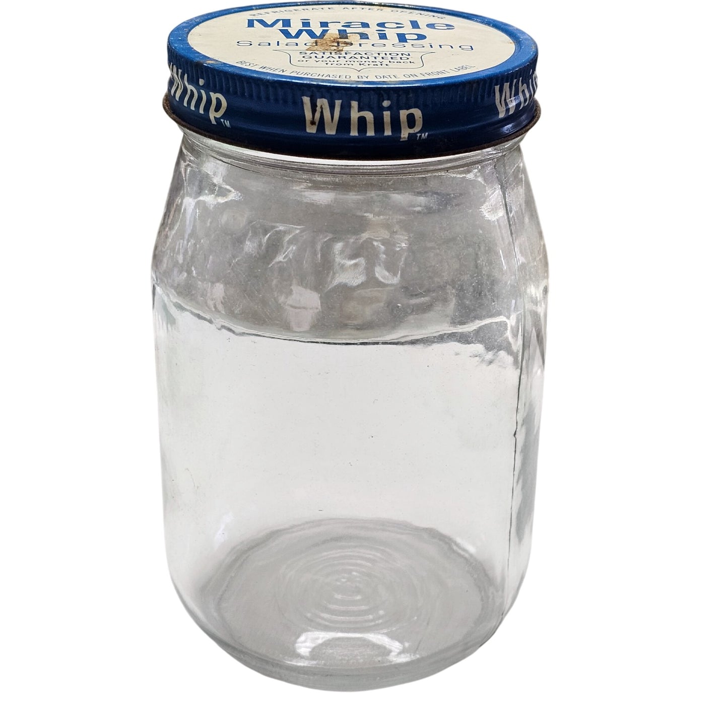 Vintage Miracle Whip Jar