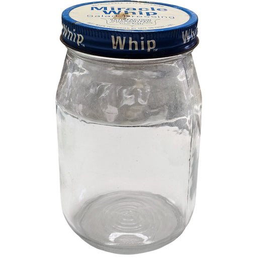 Vintage Miracle Whip Jar