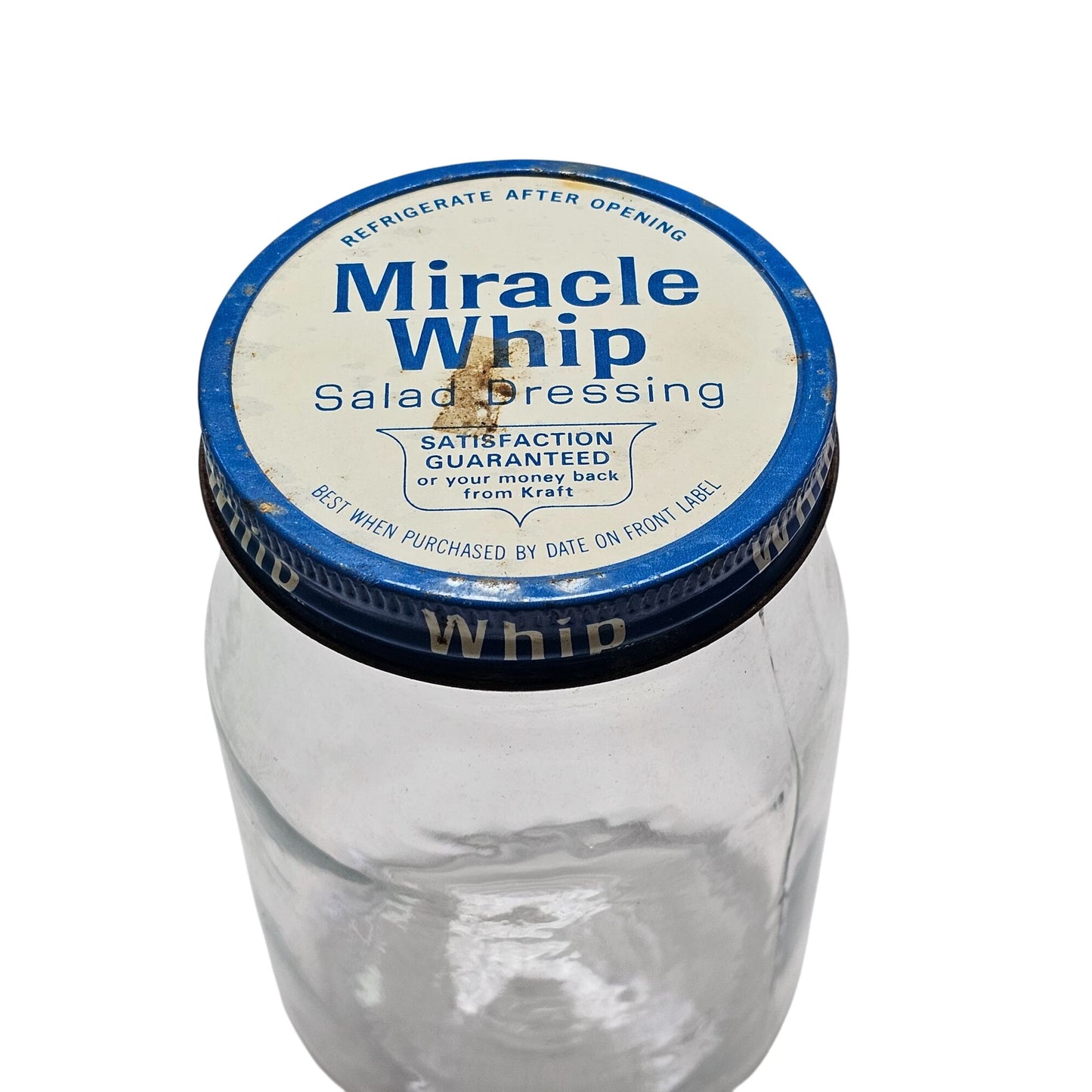 Vintage Miracle Whip Jar