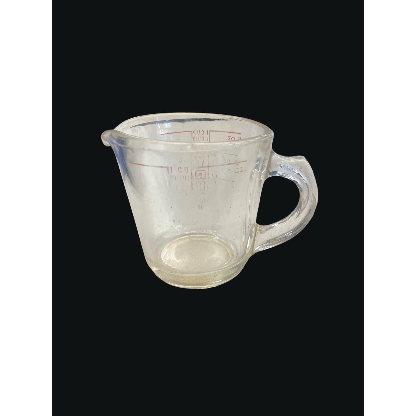 Vintage Pyrex 1-Cup Glass Measuring Cup With Handle & Spout