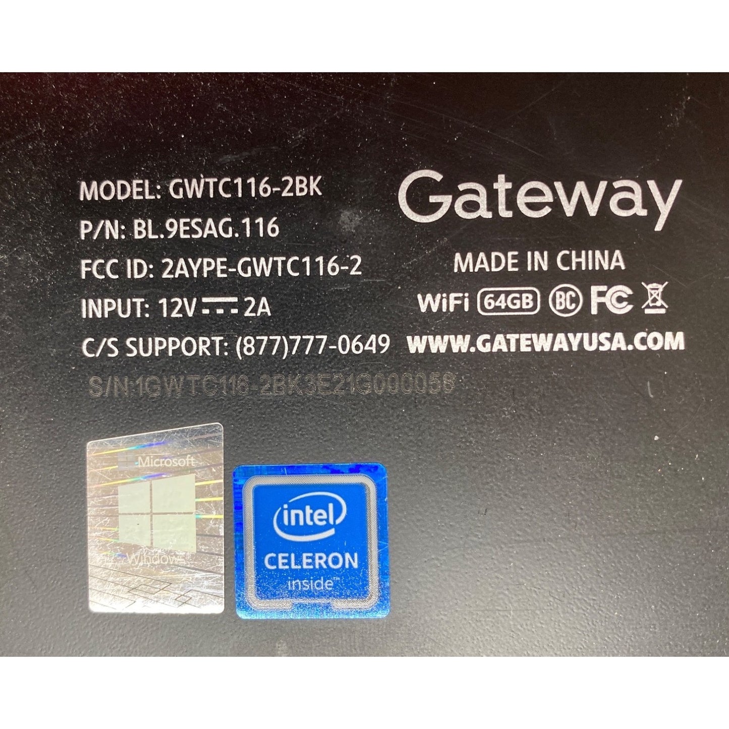 Gateway 11.6” 2-In-1 Touchscreen Laptop