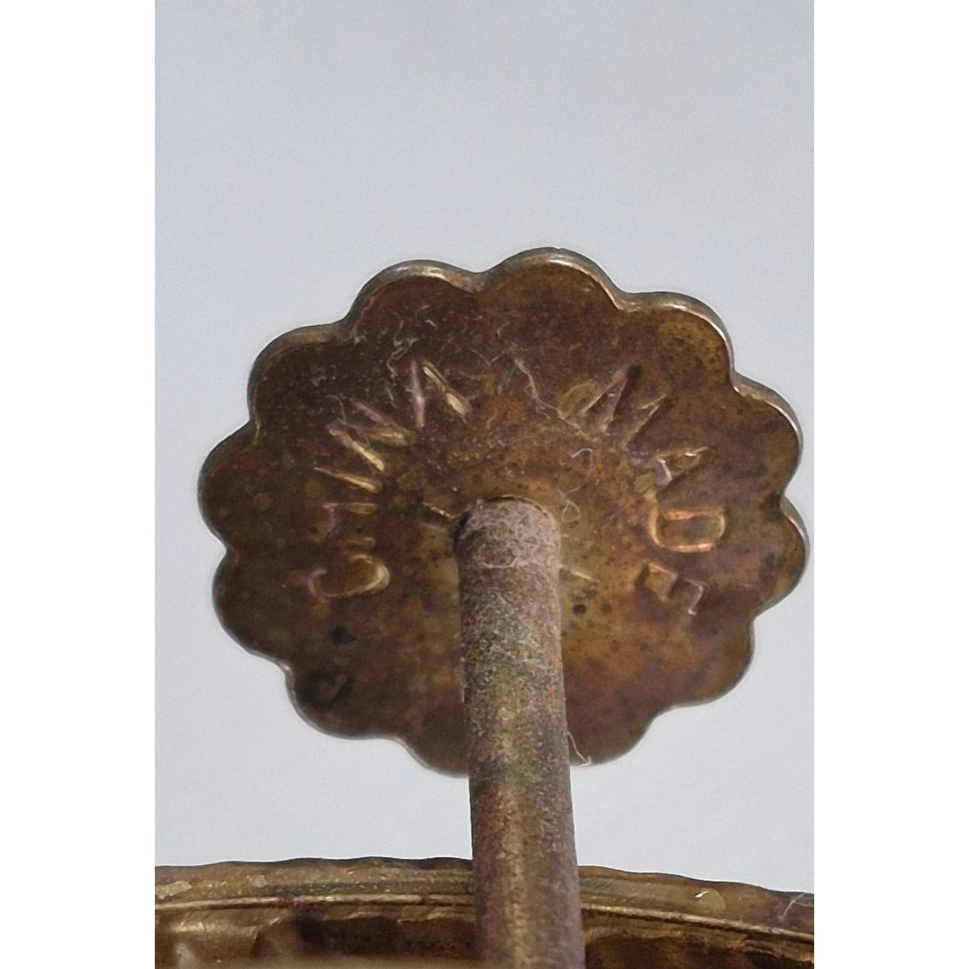 Vintage Clear Glass Oil Lamp Hobnail Base Lamplight Farms Burner