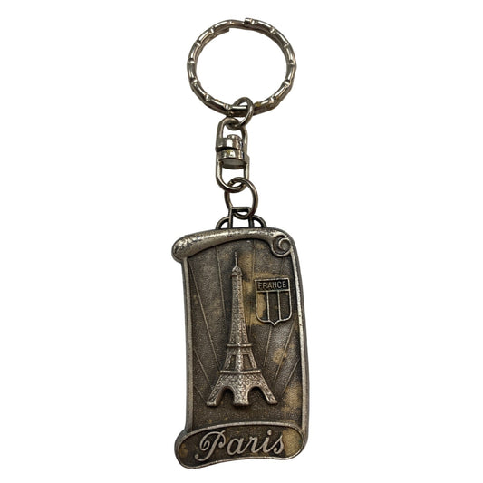 Vintage POLYNE Paris France Eiffel Tower Keychain