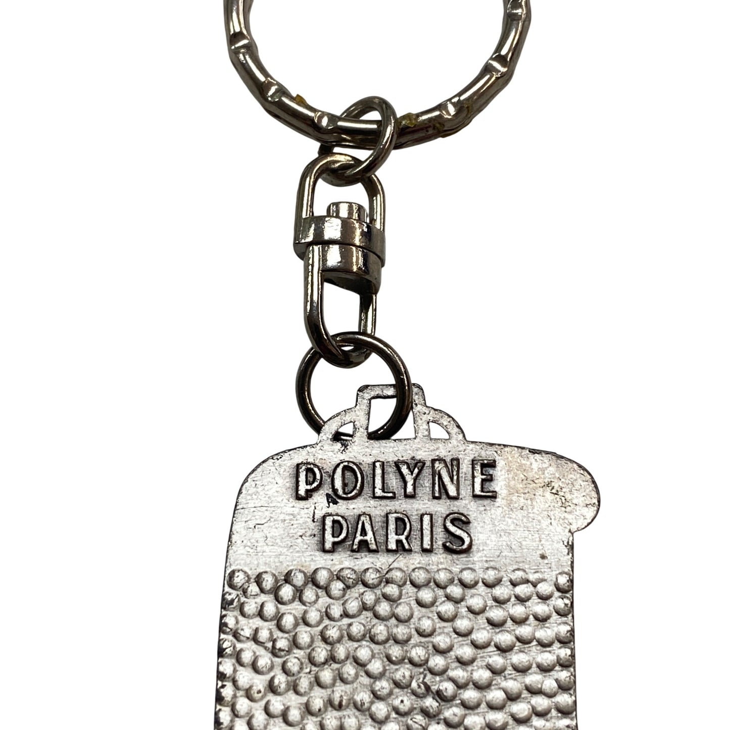 Vintage POLYNE Paris France Eiffel Tower Keychain