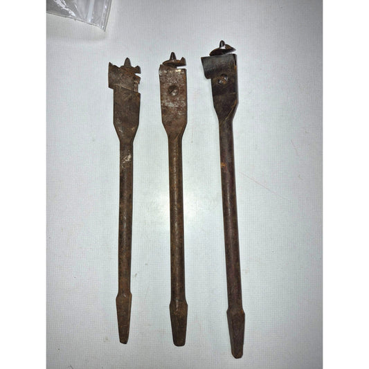 Vintage Adjustable Wood Auger Brace Drill Bits