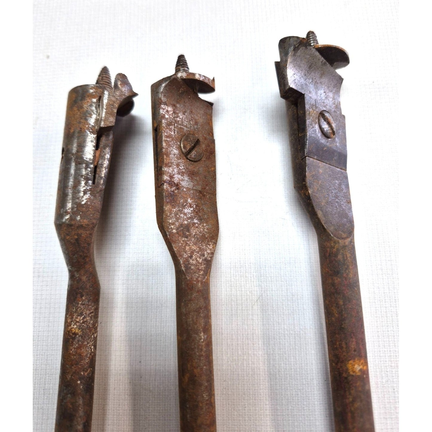 Vintage Adjustable Wood Auger Brace Drill Bits
