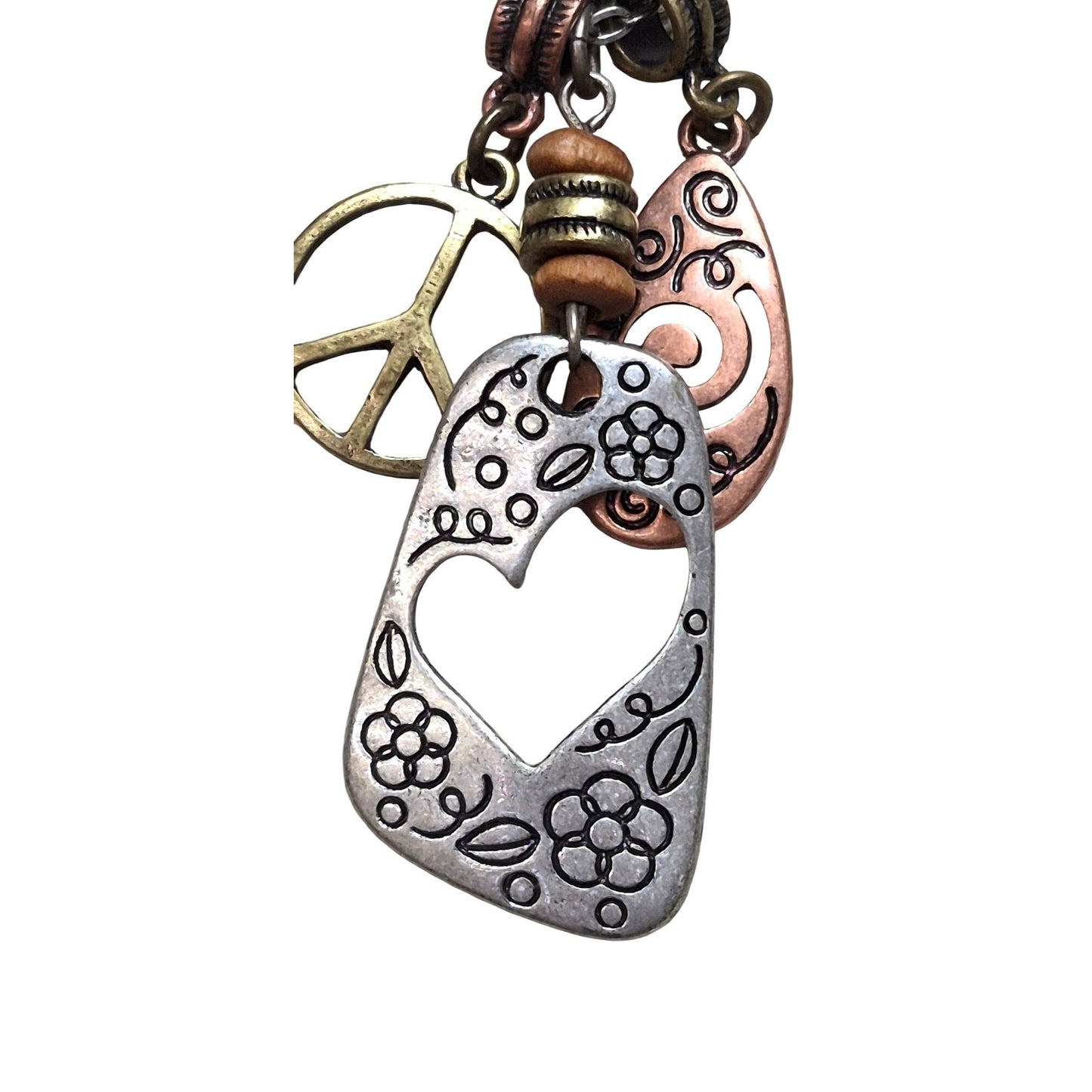 Mixed Metal Pendant Necklace Lia Sophia