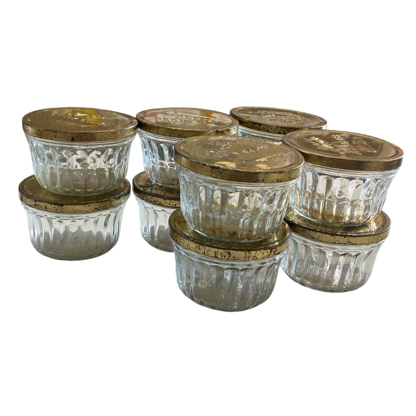 Vintage Kerr Glass Jelly Jars Lot 10