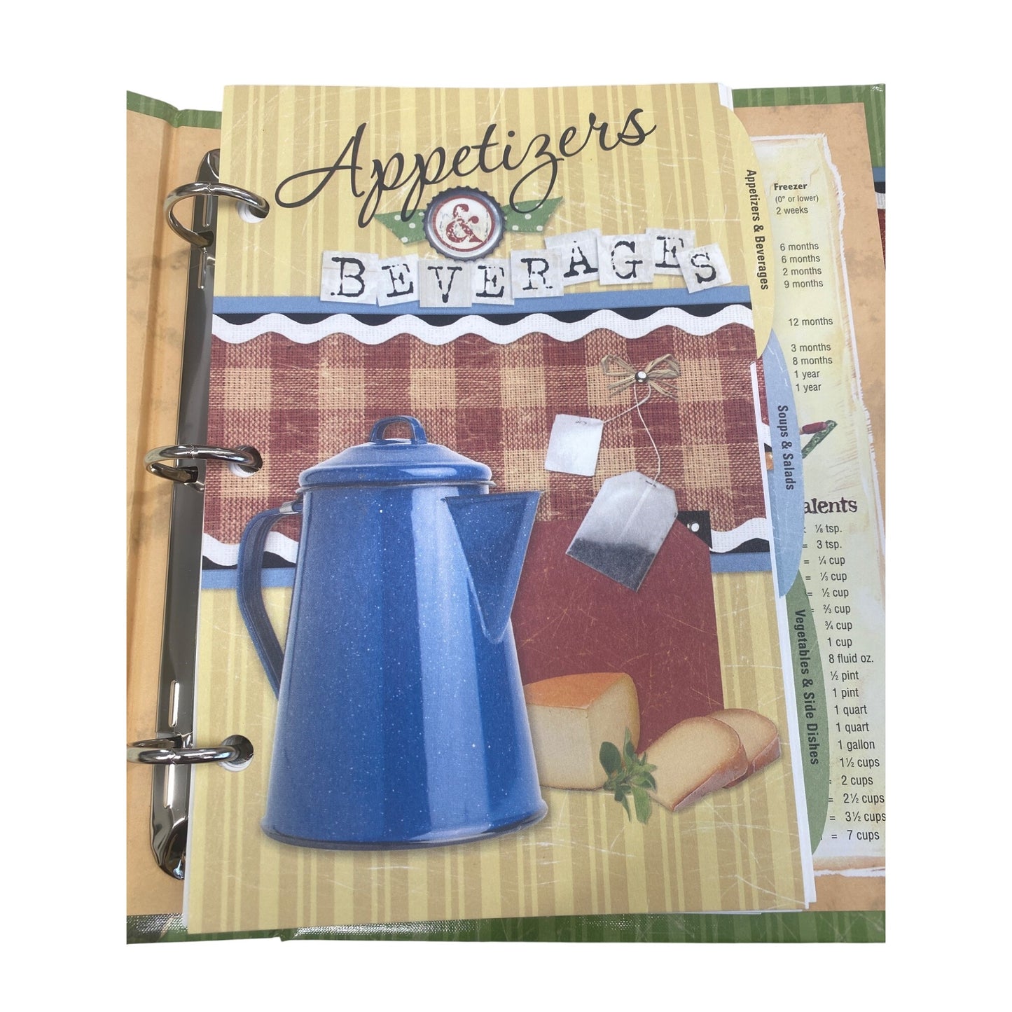 Valley View Womens Club "A Taste Of Tradition" Cookbook Binder