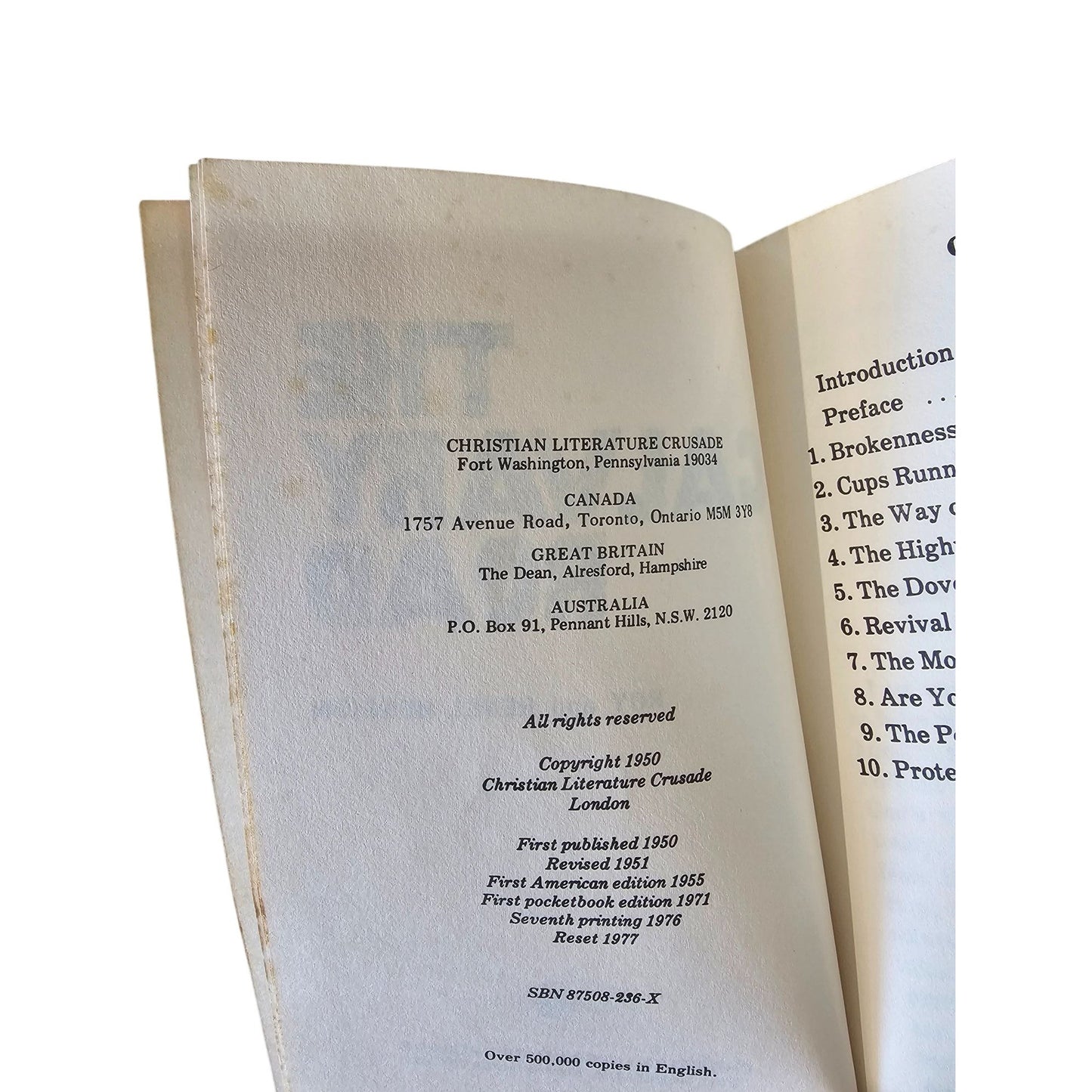 The Calvary Road By Roy Hession Paperback Christian Literature Crusade 1950