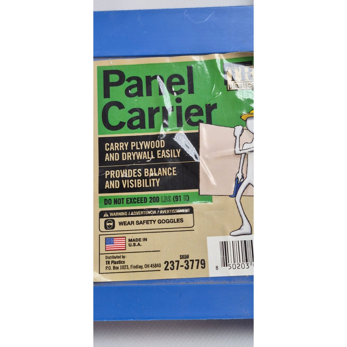 Blue TR Plastics Panel Carrier