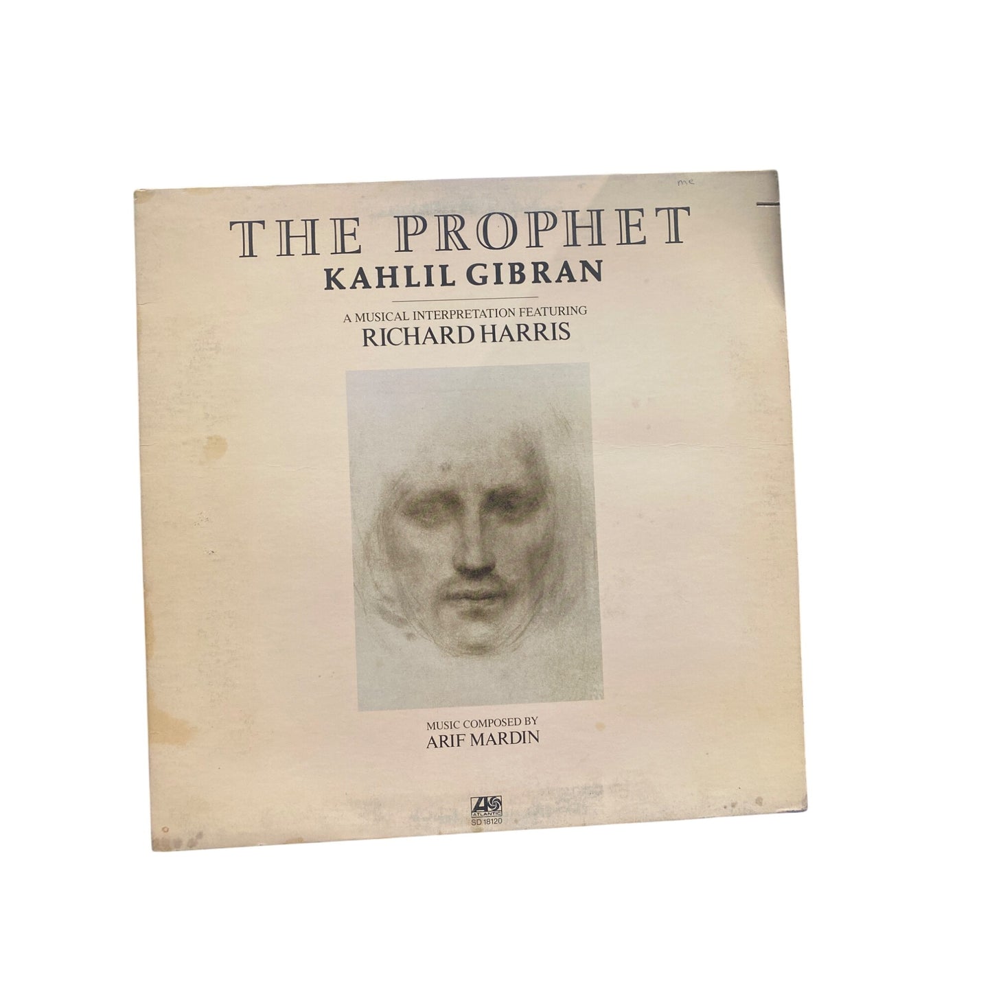 The Prophet Kahlil Gibran Richard Harris Vinyl LP 1974 Arif Mardin Atlantic Records Stereo 2 Sides