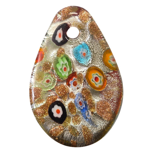 Millefiori Art Glass Pendant