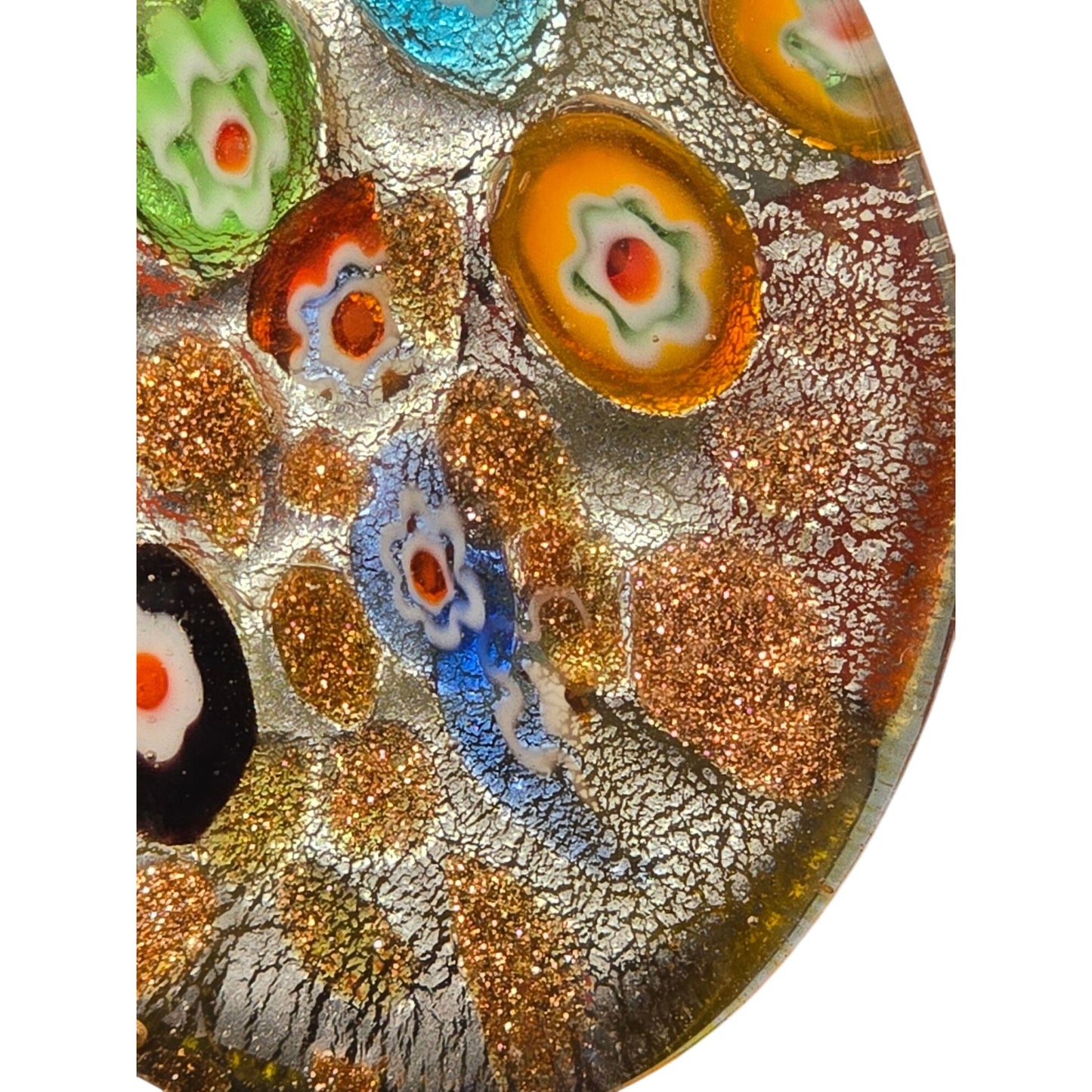Millefiori Art Glass Pendant