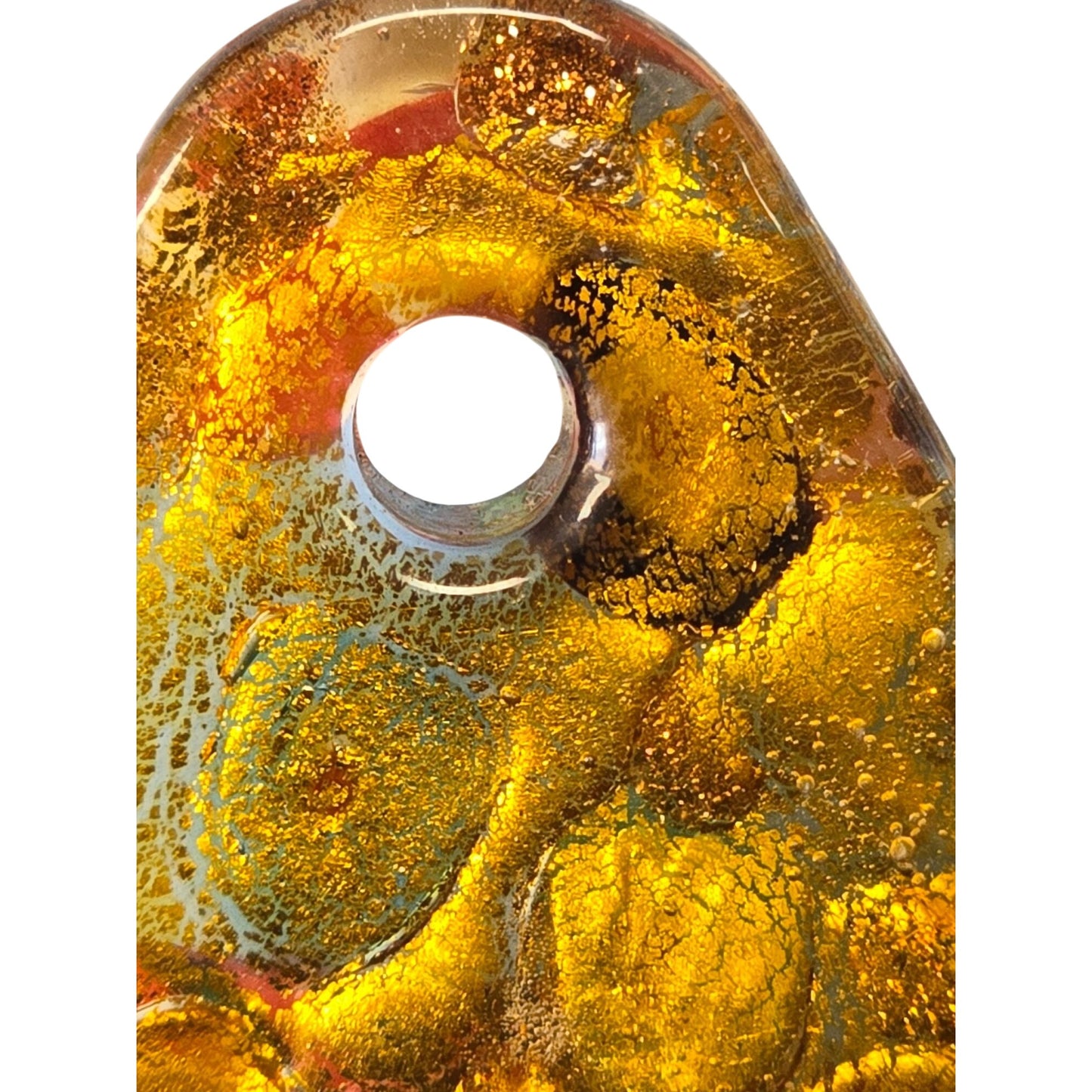 Millefiori Art Glass Pendant