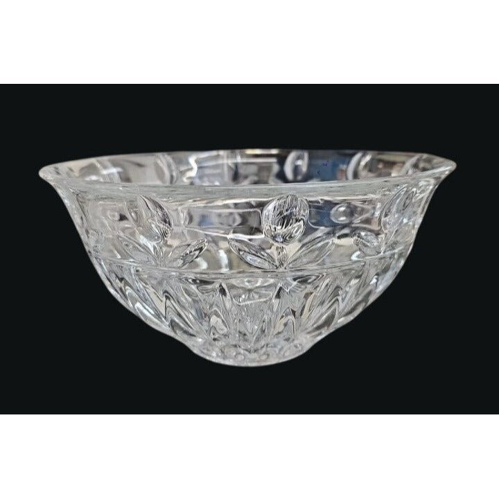 Block Tulip Garden Crystal Bowl